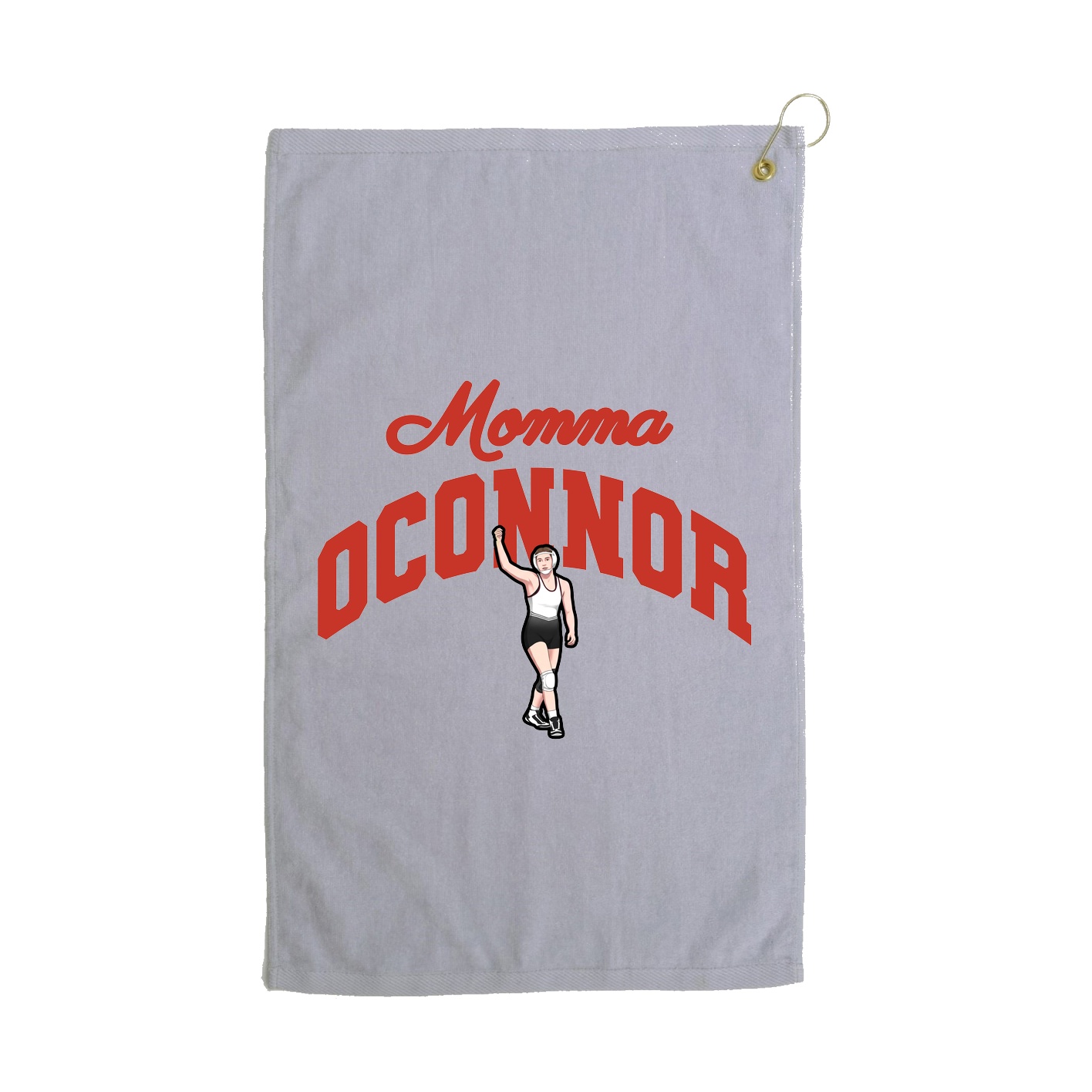 Golf Towel — Mothers Day Arch in Grey