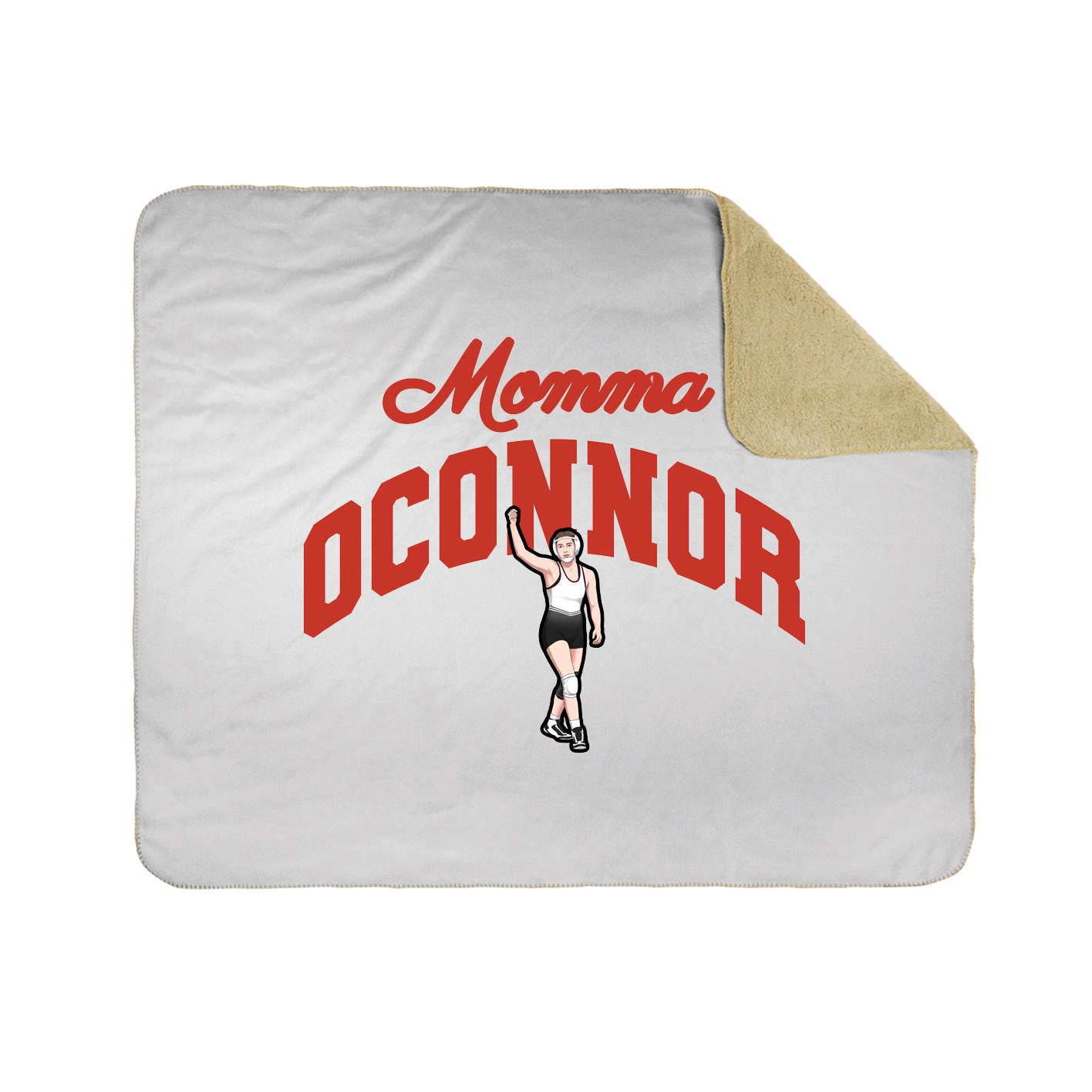 Throw Blanket — Mothers Day Arch in White