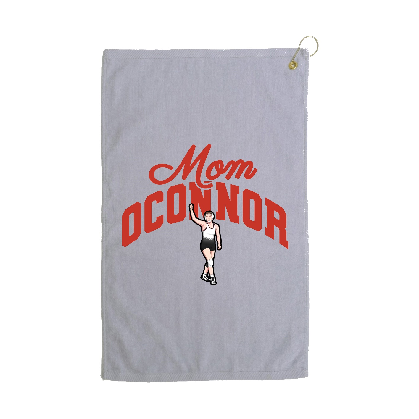 Golf Towel — Mothers Day Arch in Grey