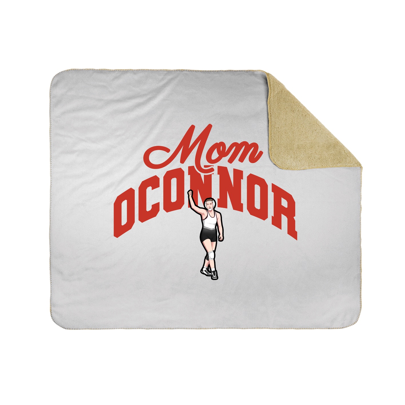 Throw Blanket — Mothers Day Arch in White