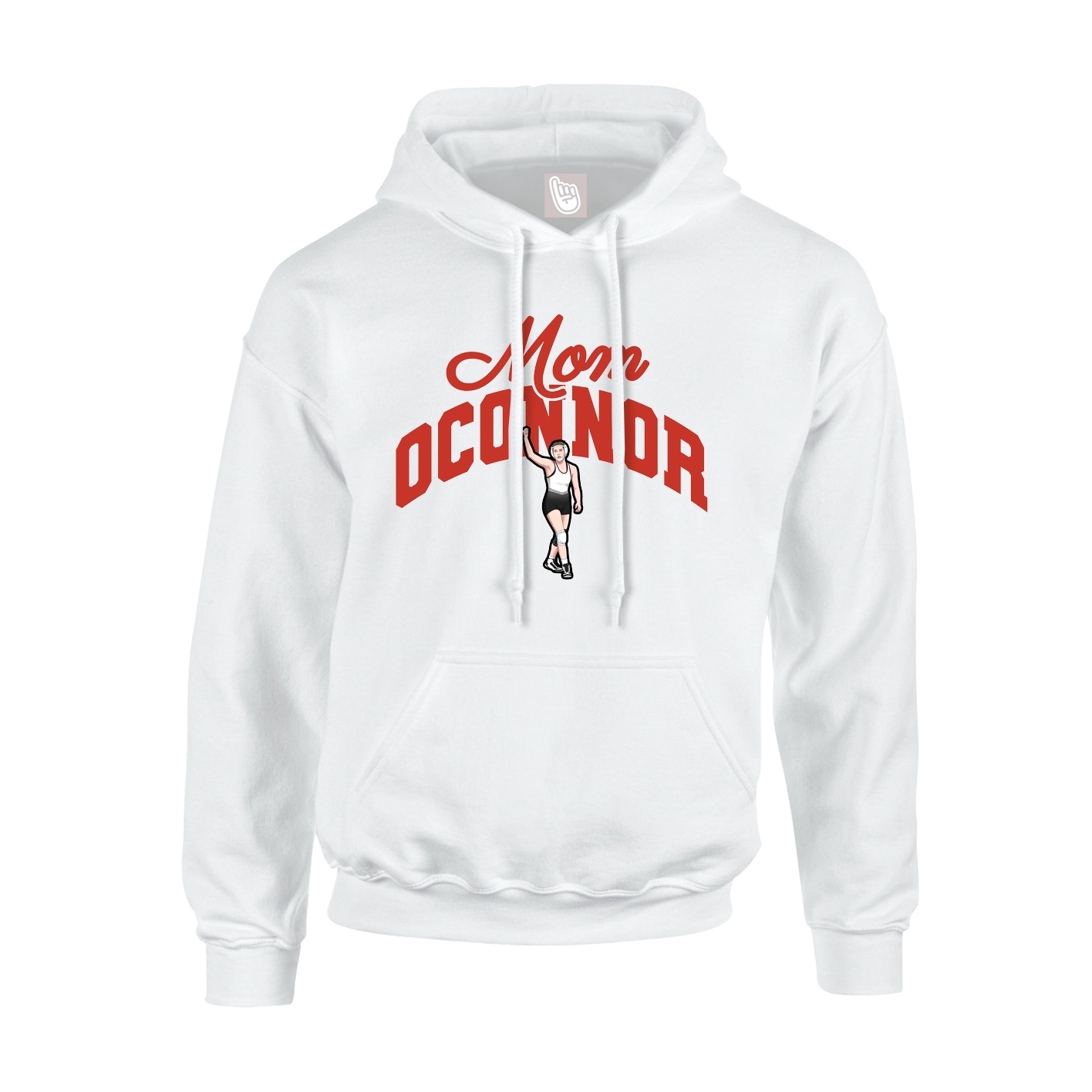 Youth Hoodie — Mothers Day Arch in White