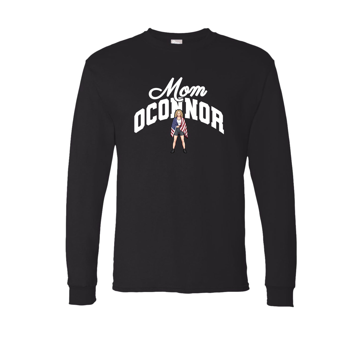 Long Sleeve Tee — Mothers Day Arch in Black
