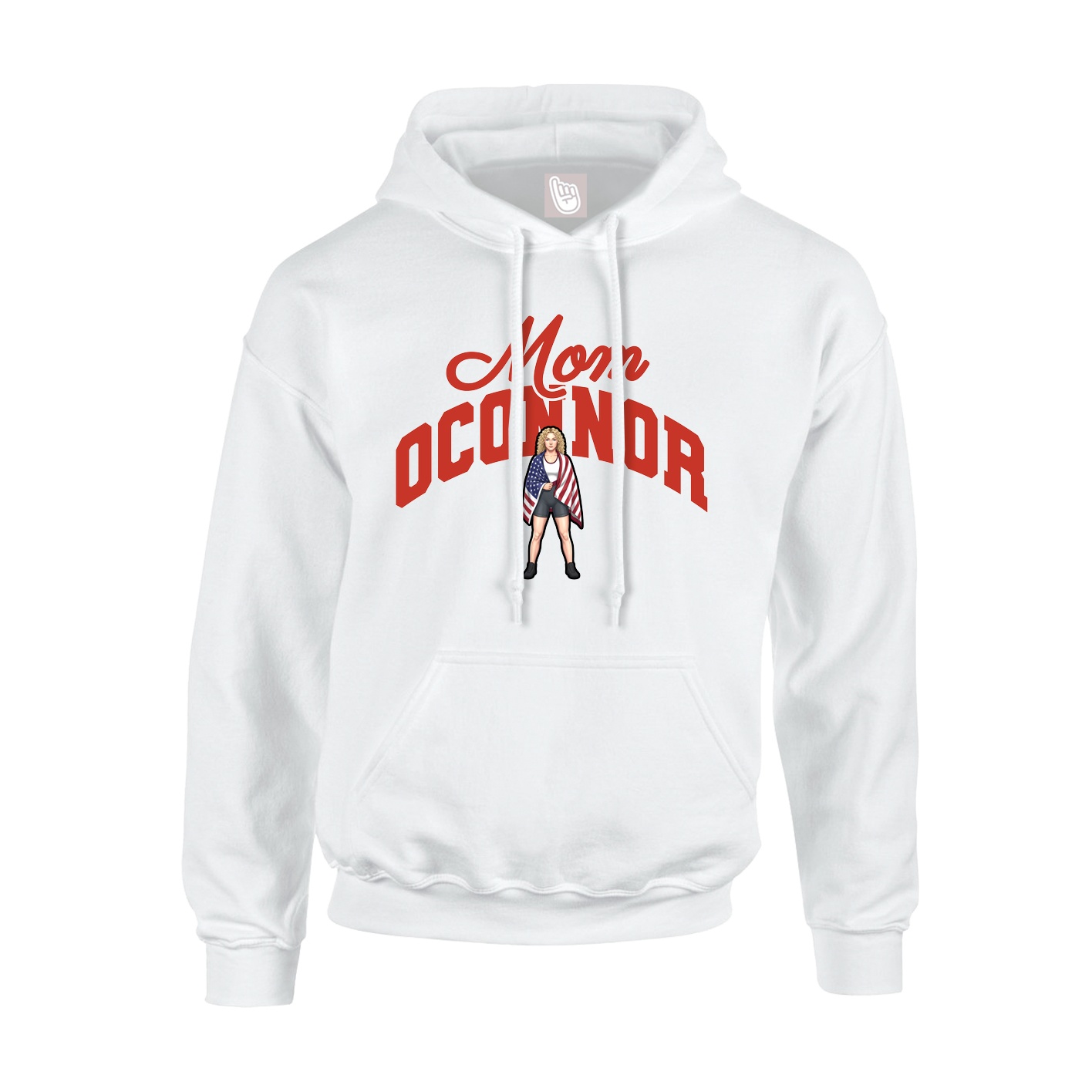 Youth Hoodie — Mothers Day Arch in White