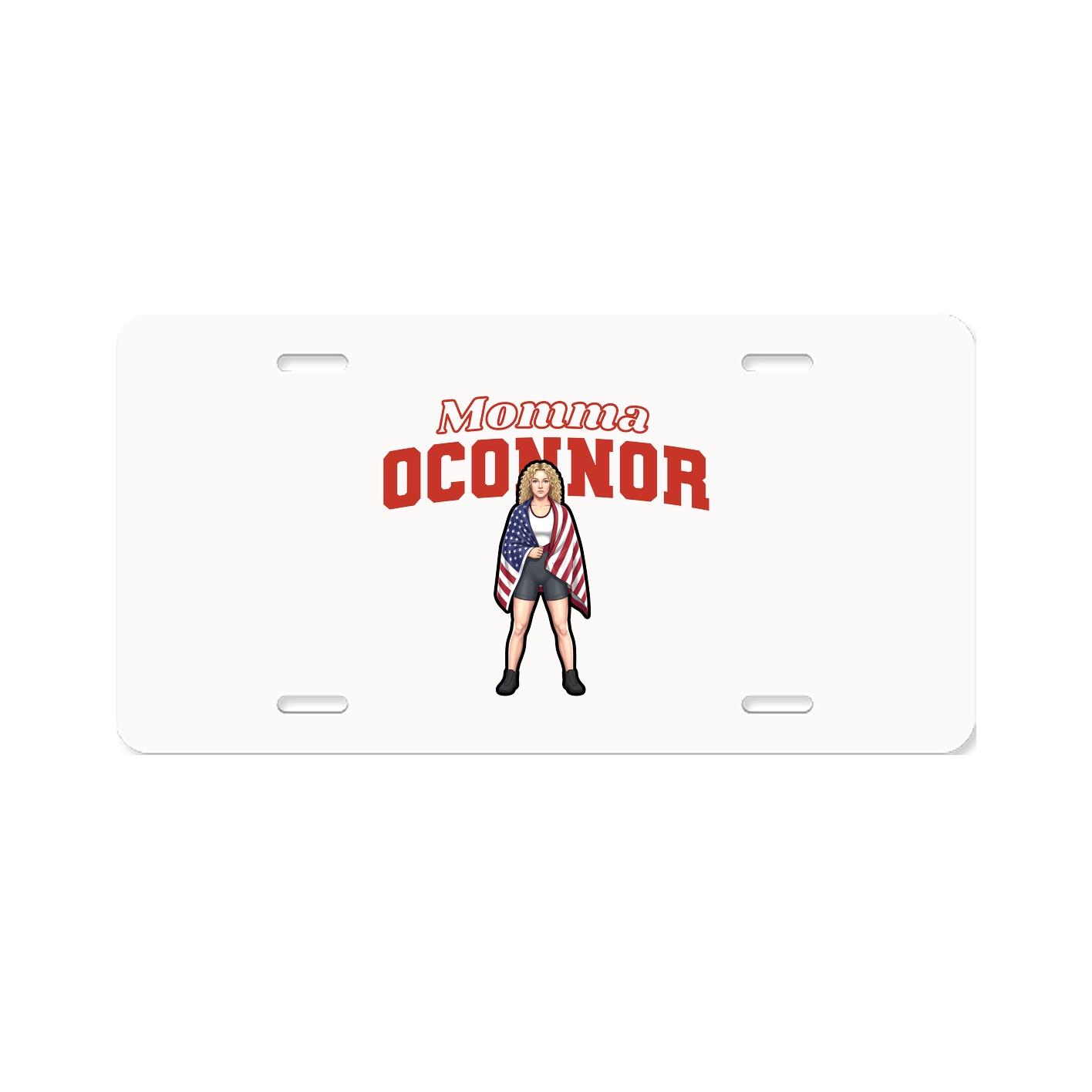 License Plate — Mothers Day Block in Classic