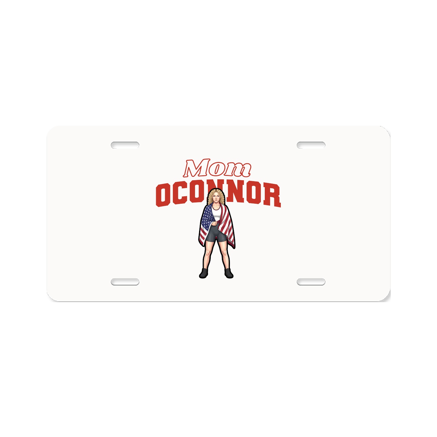 License Plate — Mothers Day Block in Classic
