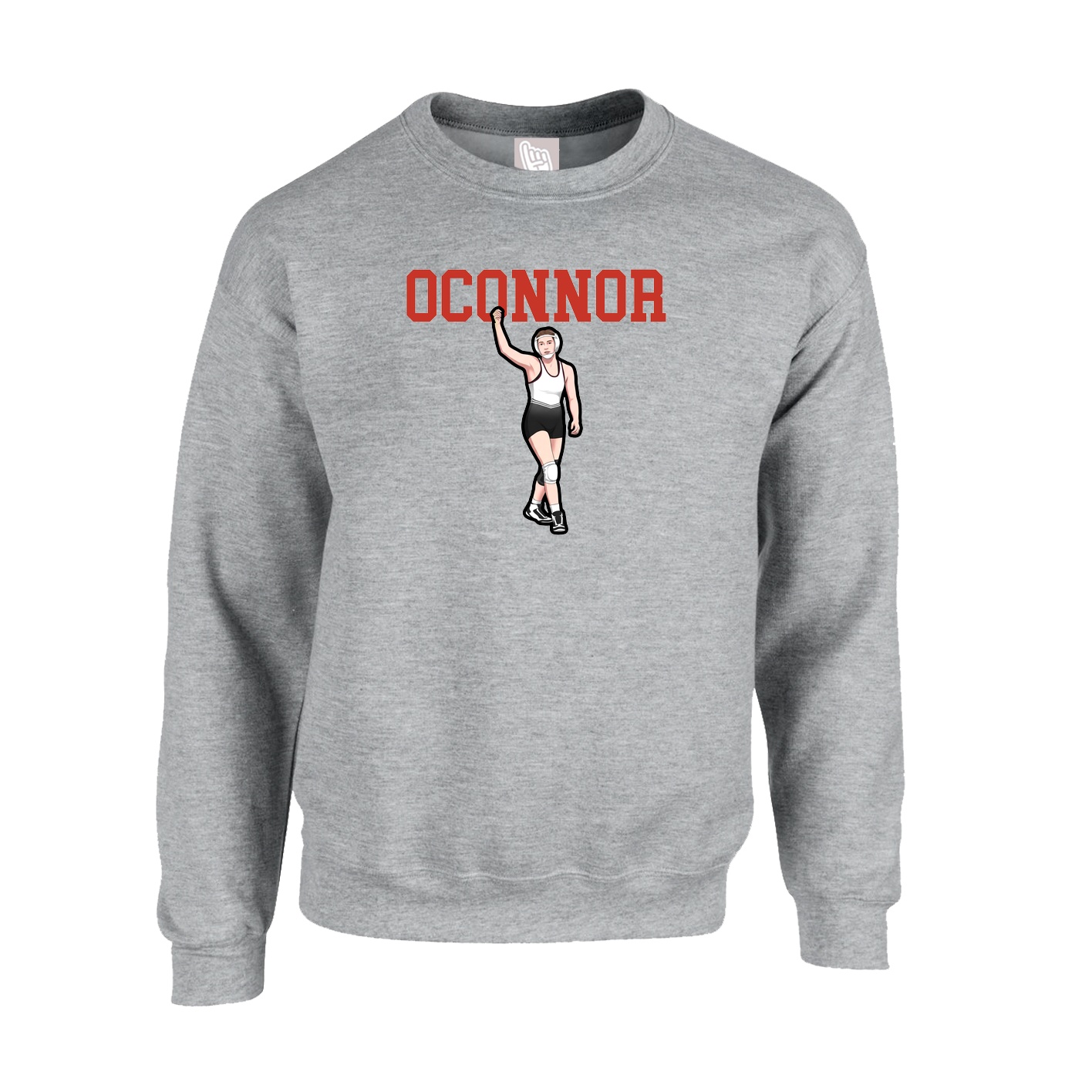 Fleece Crew — Shirsey in Grey