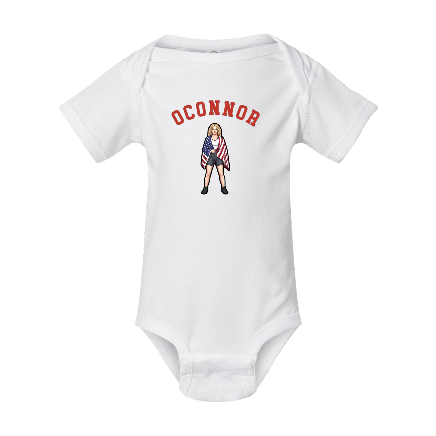 Baby Onesie — Shirsey Arch in White