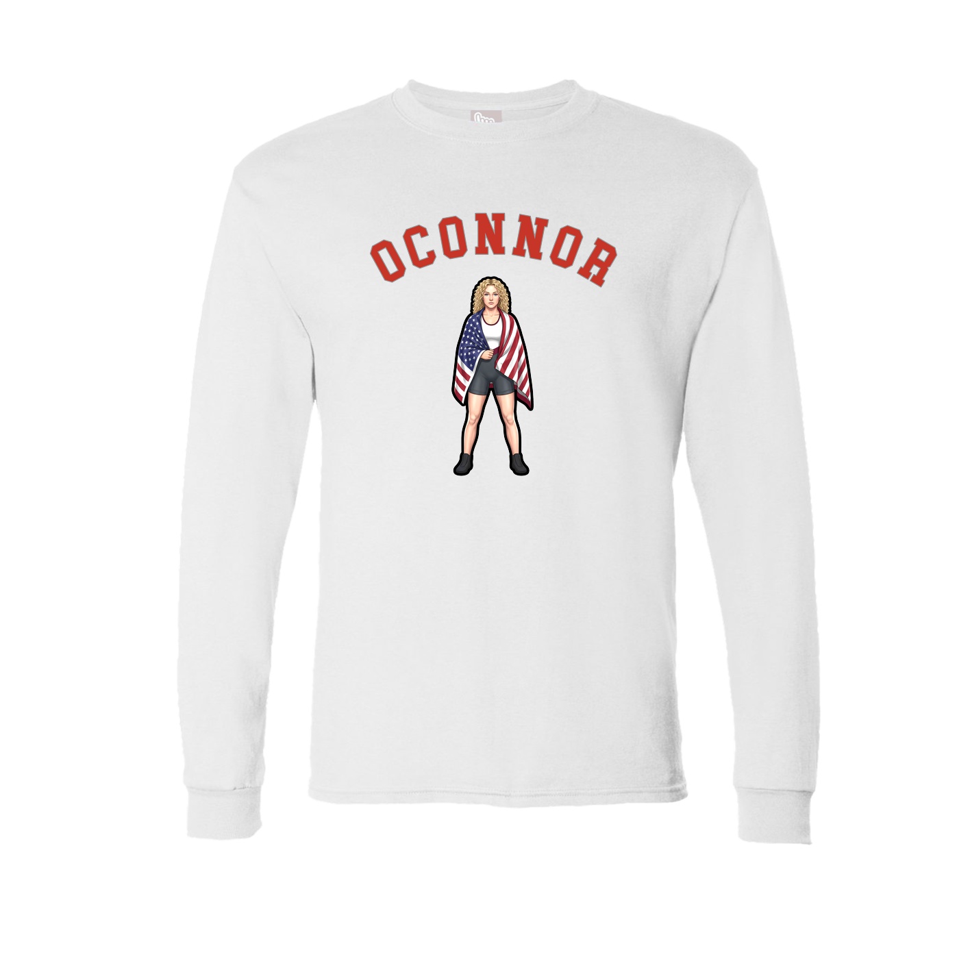 Long Sleeve Tee — Shirsey Arch in White