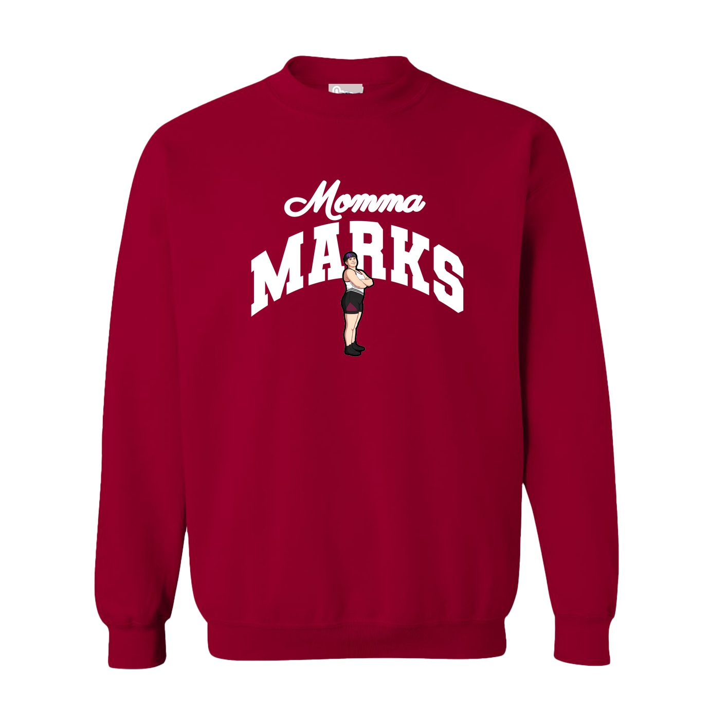 Fleece Crew — Mothers Day Arch in Cardinal