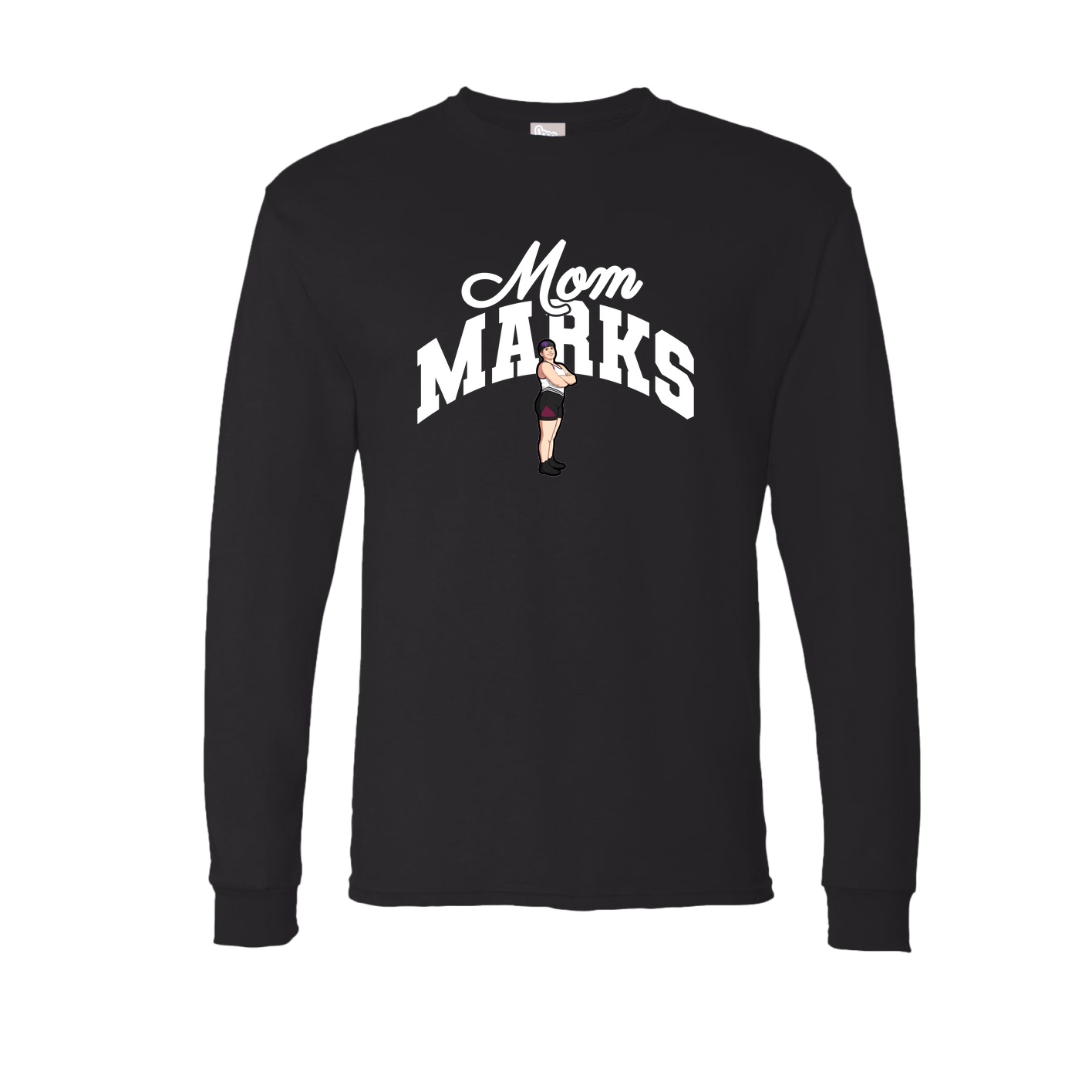 Long Sleeve Tee — Mothers Day Arch in Black