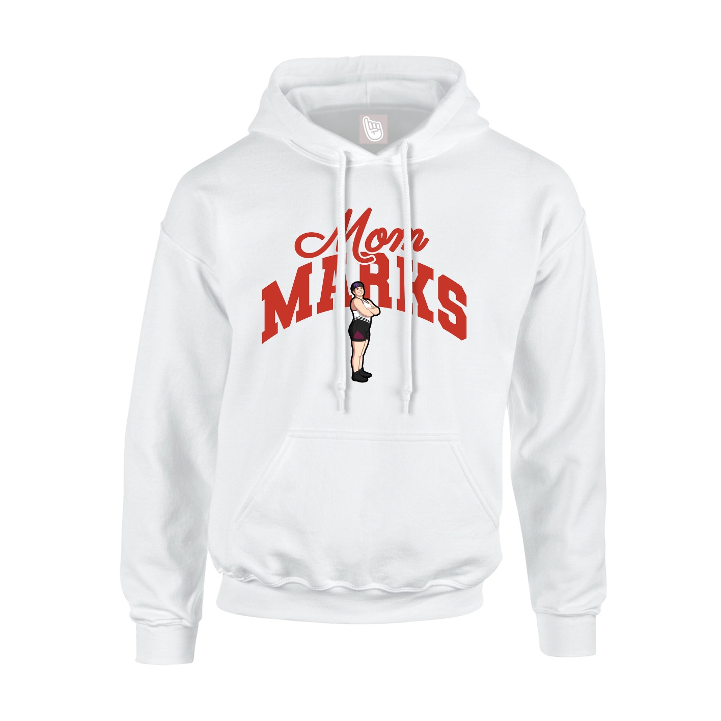 Hoodie — Mothers Day Arch in White
