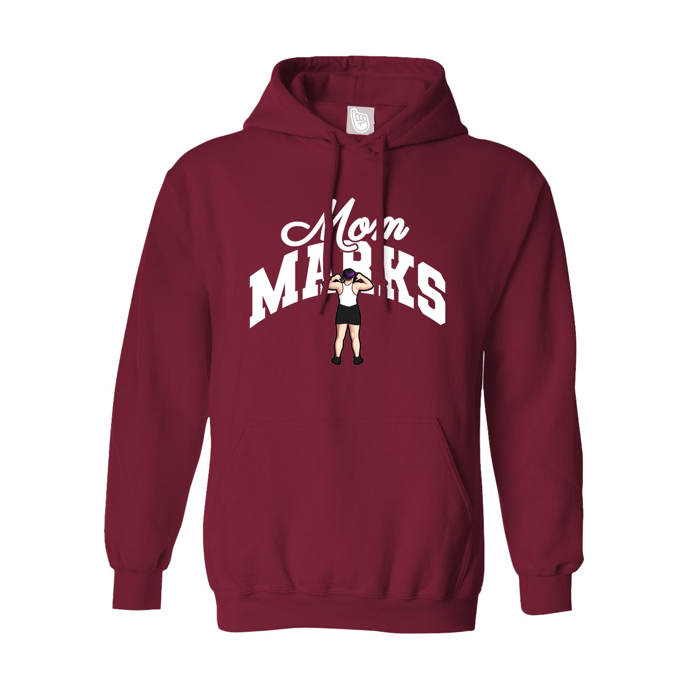 Hoodie — Mothers Day Arch in Cardinal