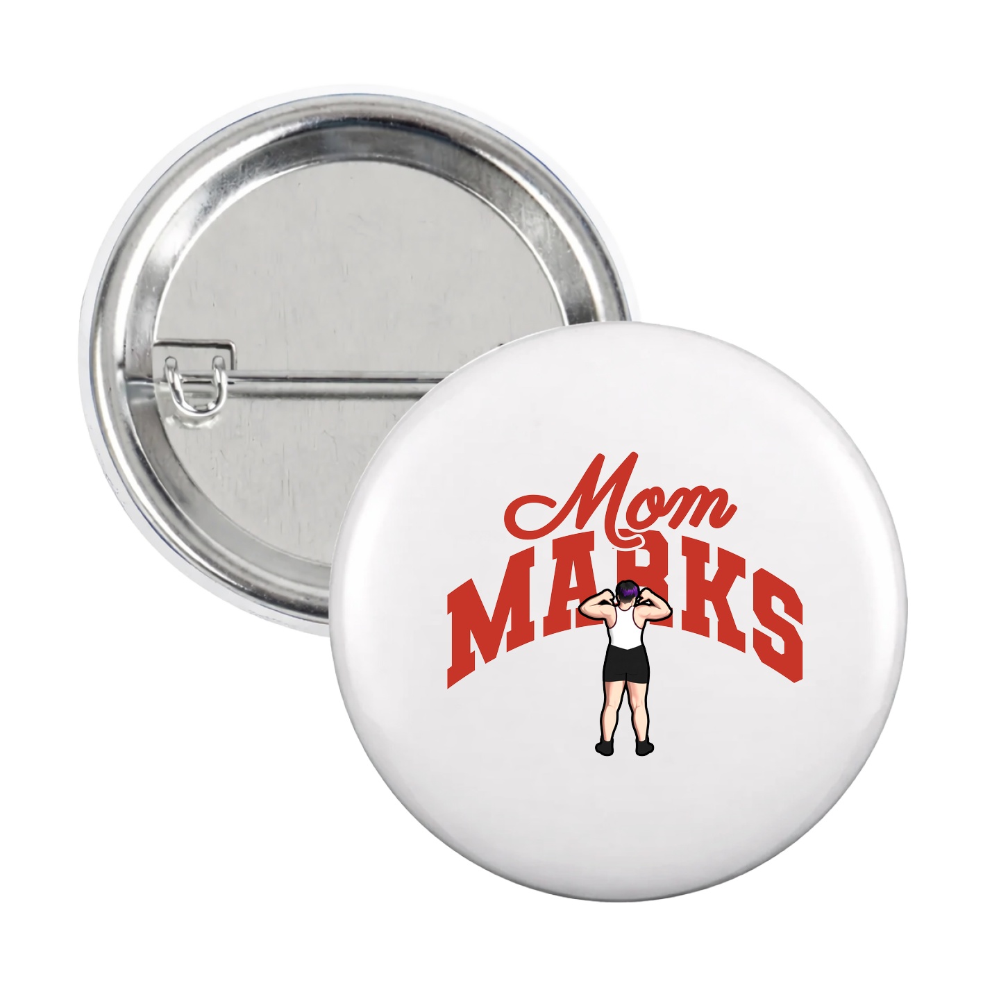 Game Day Button — Mothers Day Arch in White
