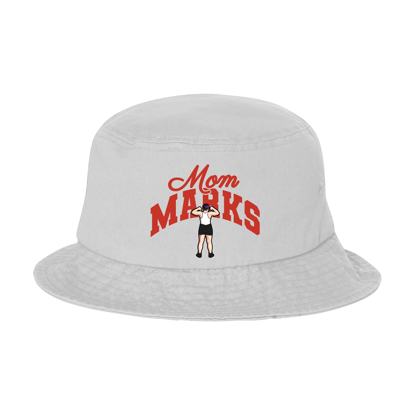 Bucket Cap — Mothers Day Arch in White