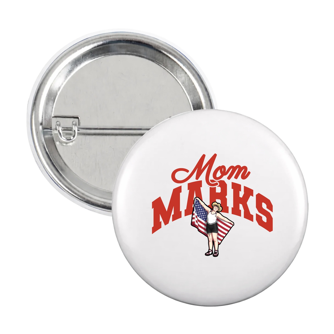 Game Day Button — Mothers Day Arch in White