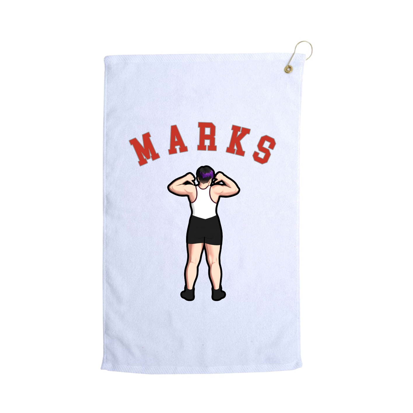 Golf Towel — Shirsey Arch in White