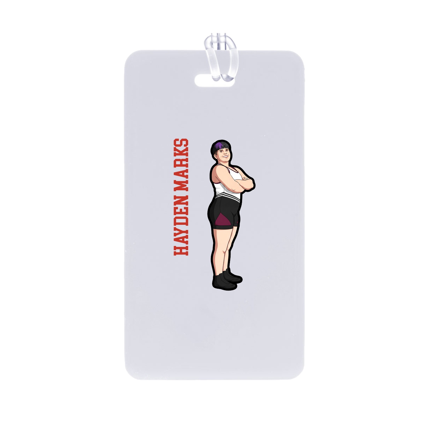 Bag Tag — Name Vertical in Classic