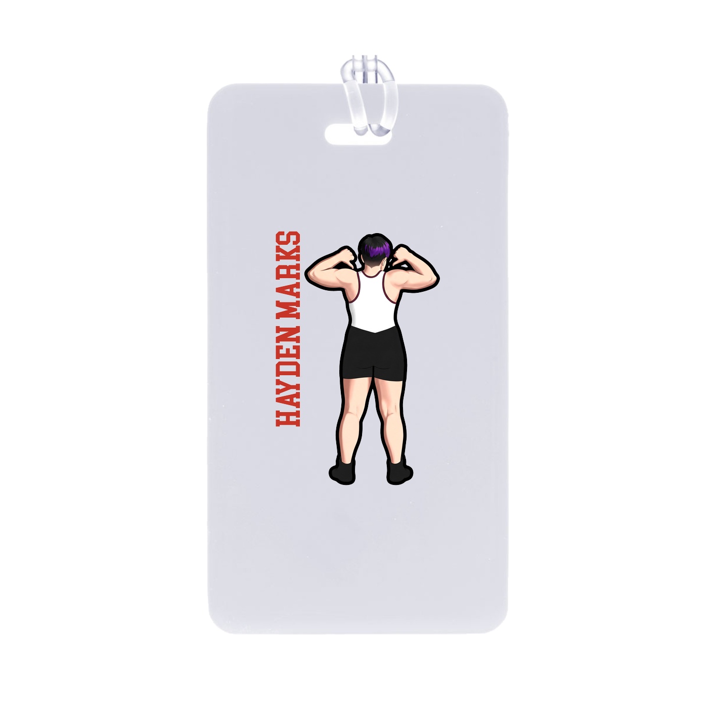 Bag Tag — Name Vertical in Classic