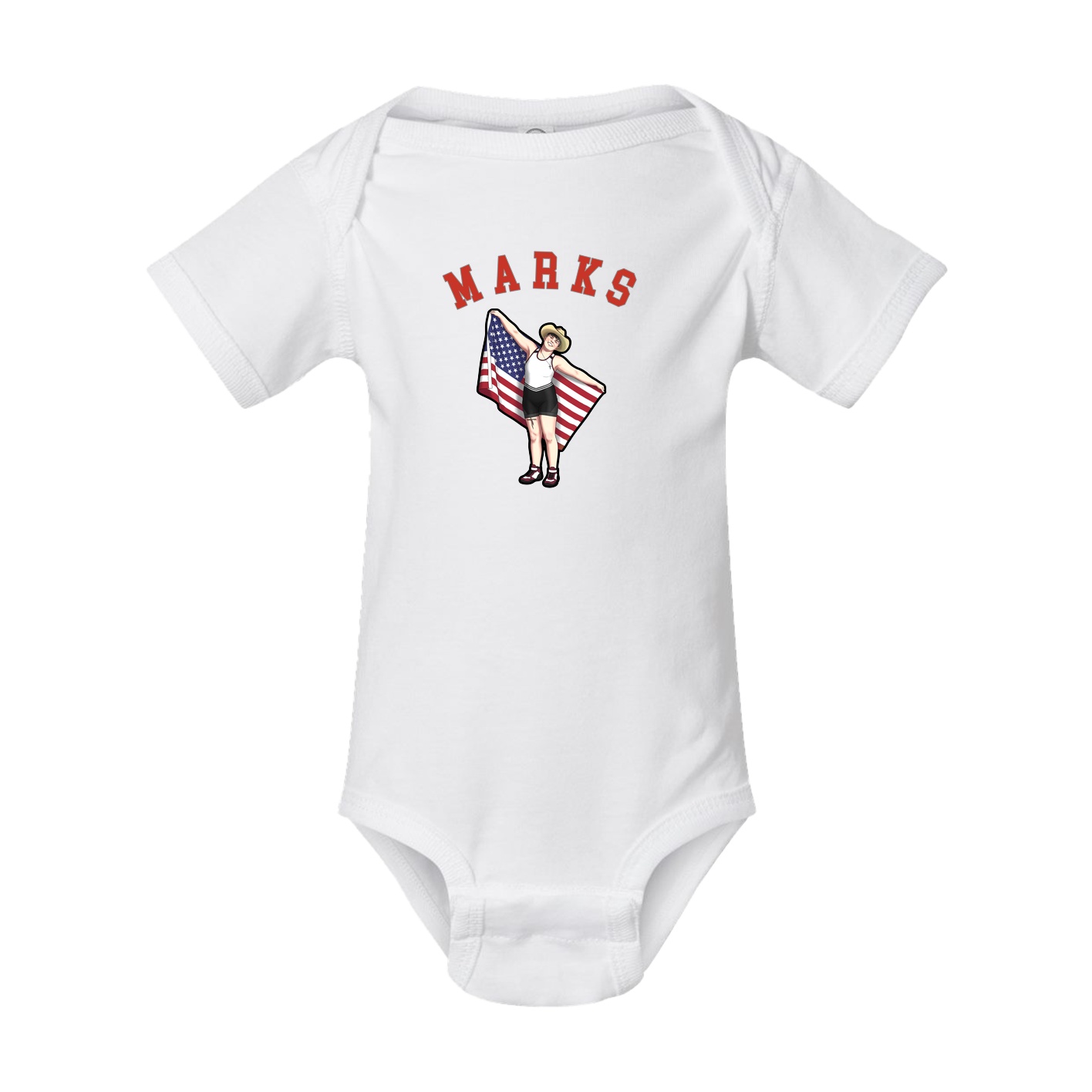 Baby Onesie — Shirsey Arch in White