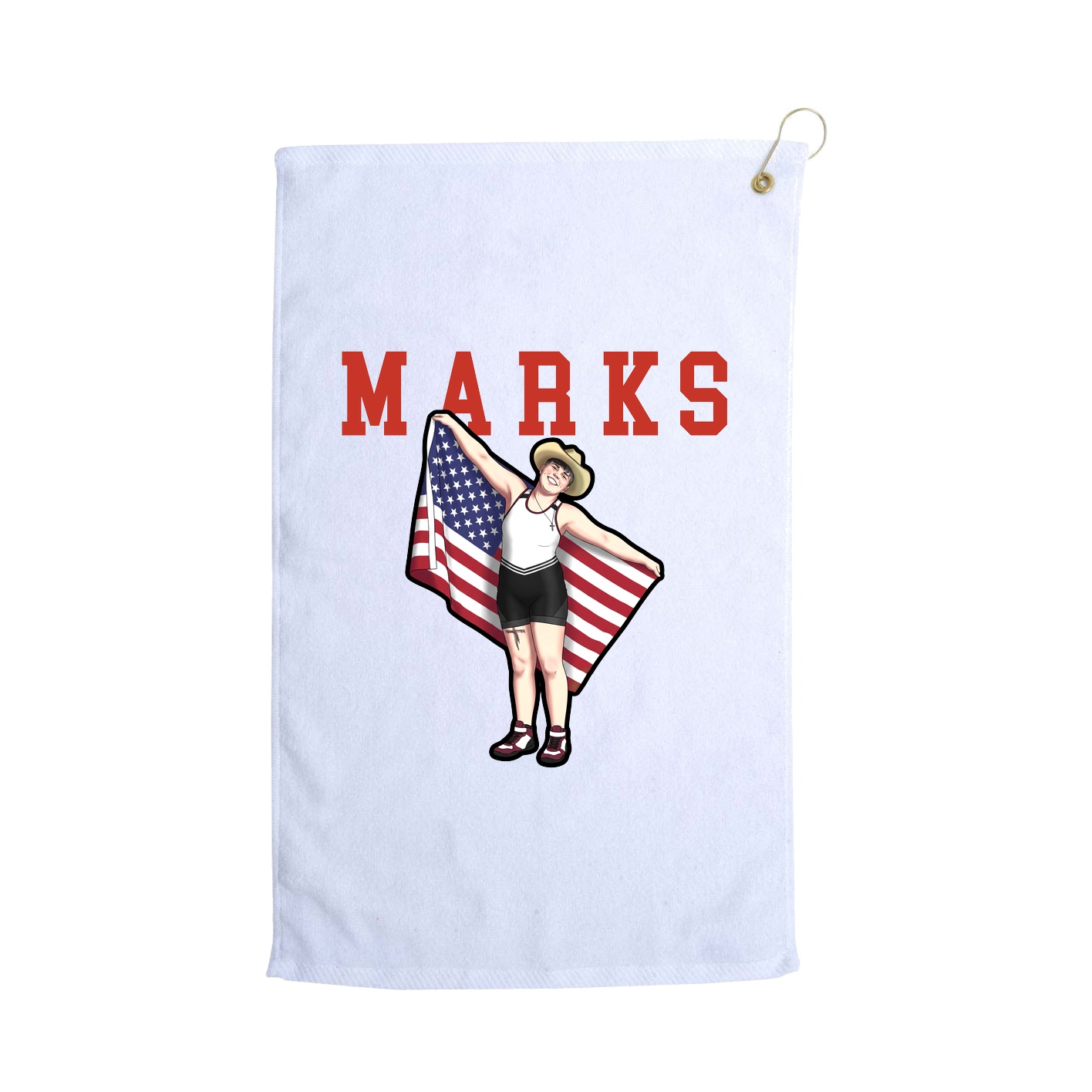 Golf Towel — Shirsey in White