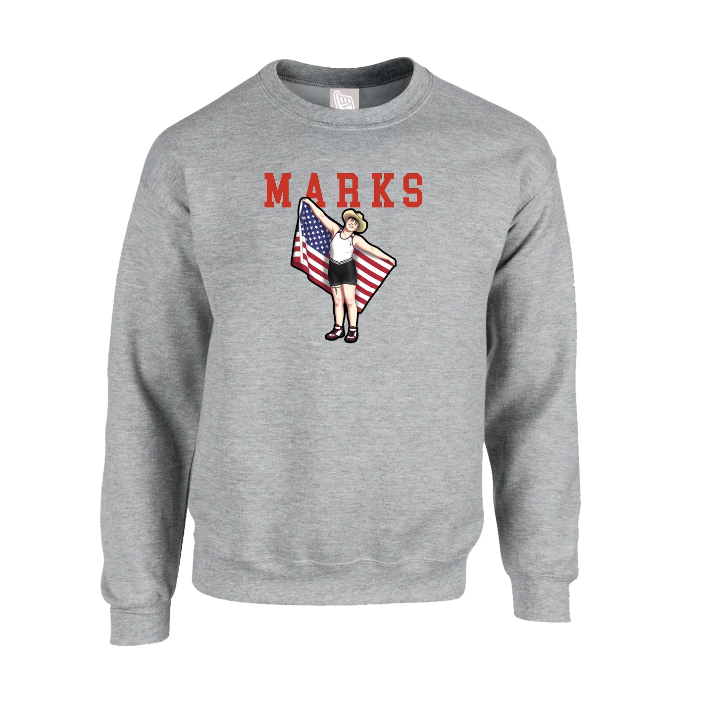 Fleece Crew — Shirsey in Grey