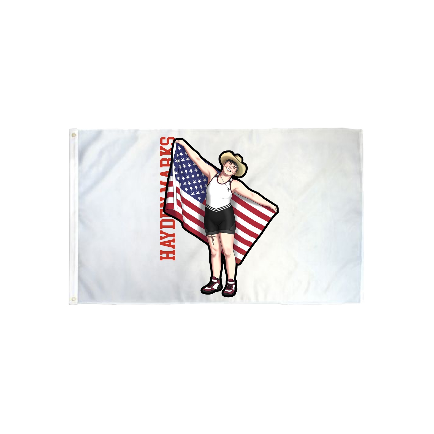3x5 Flag — Name Vertical in Classic