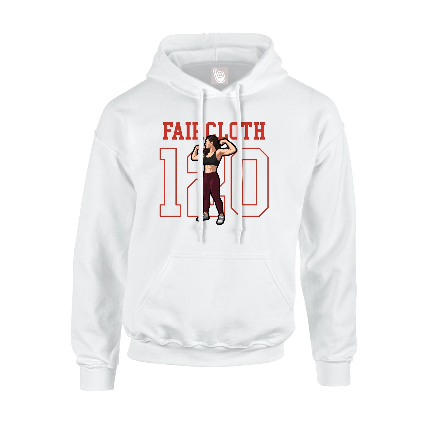 Hoodie — Shirsey in White