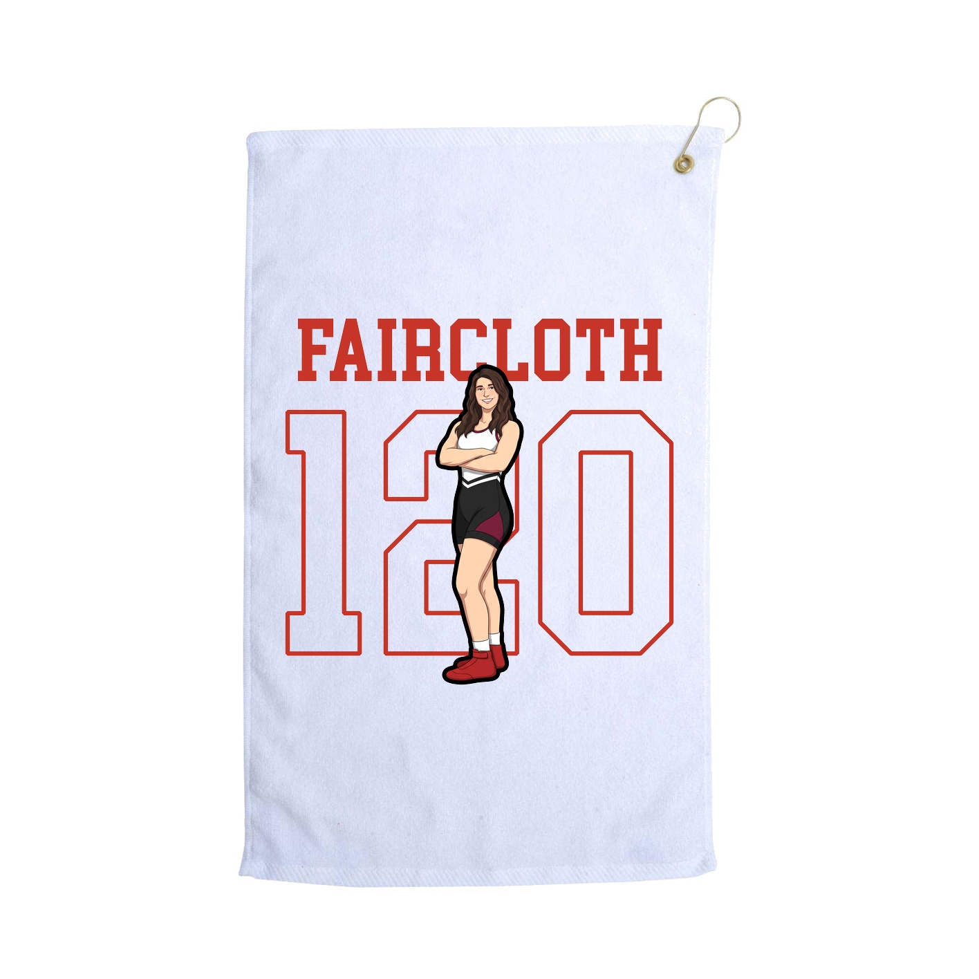 Golf Towel — Shirsey in White