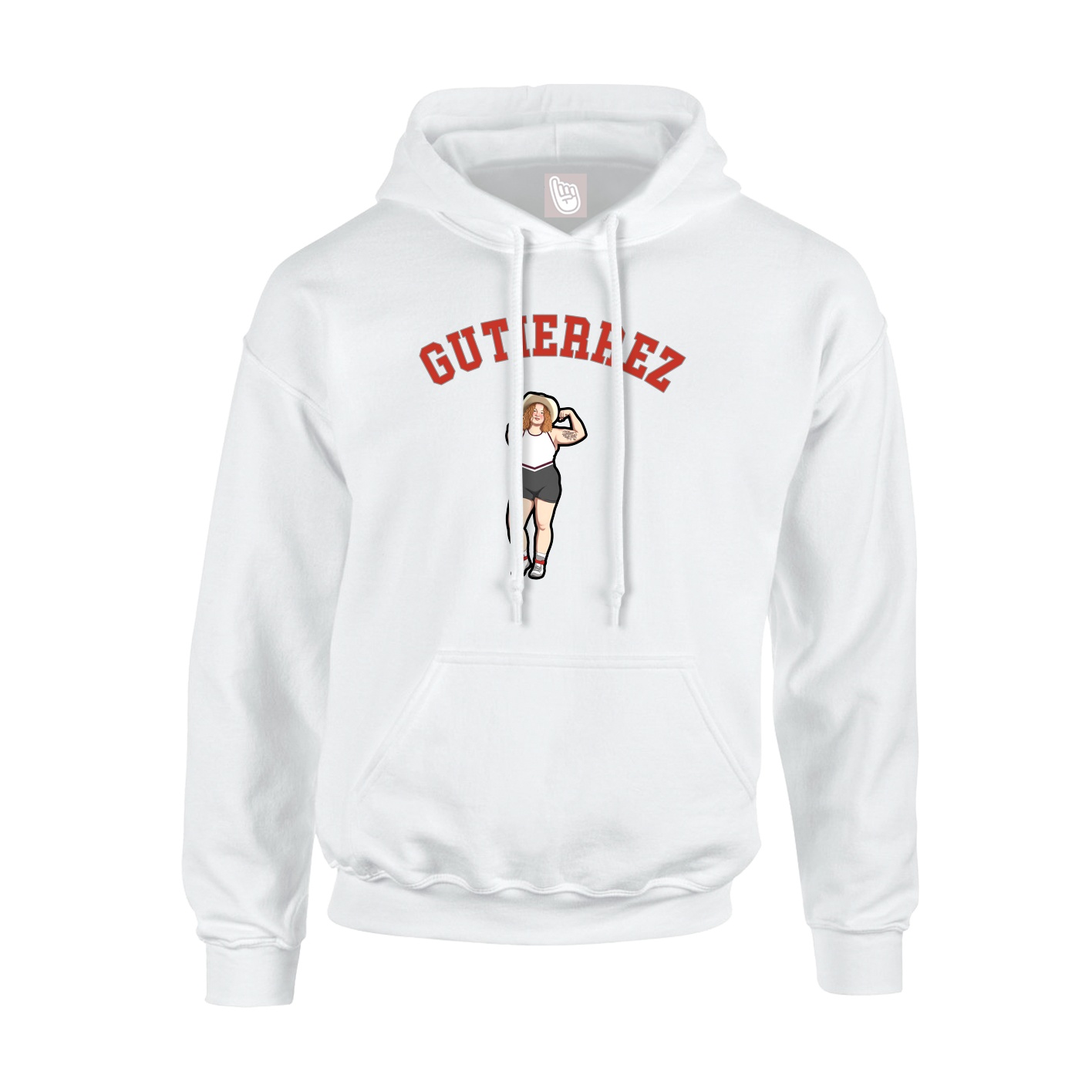 Hoodie — Shirsey Arch in White