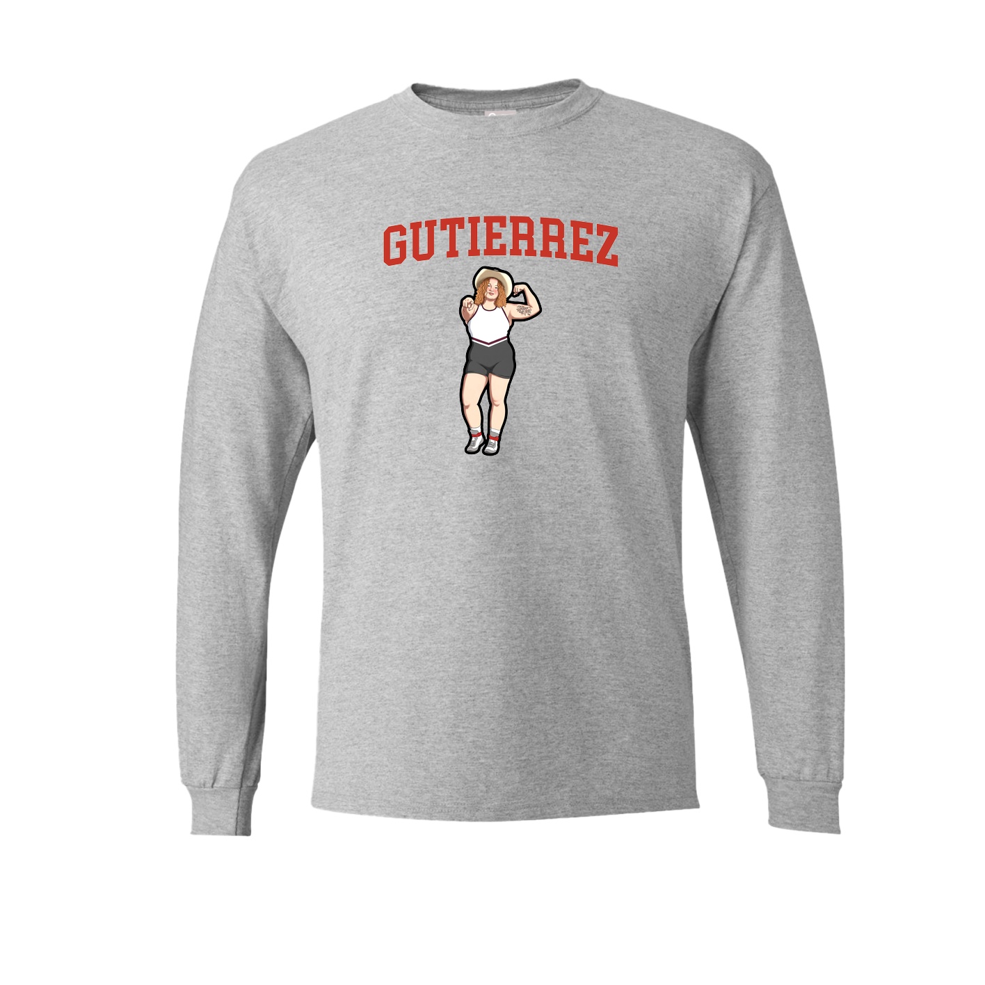 Long Sleeve Tee — Shirsey in Grey