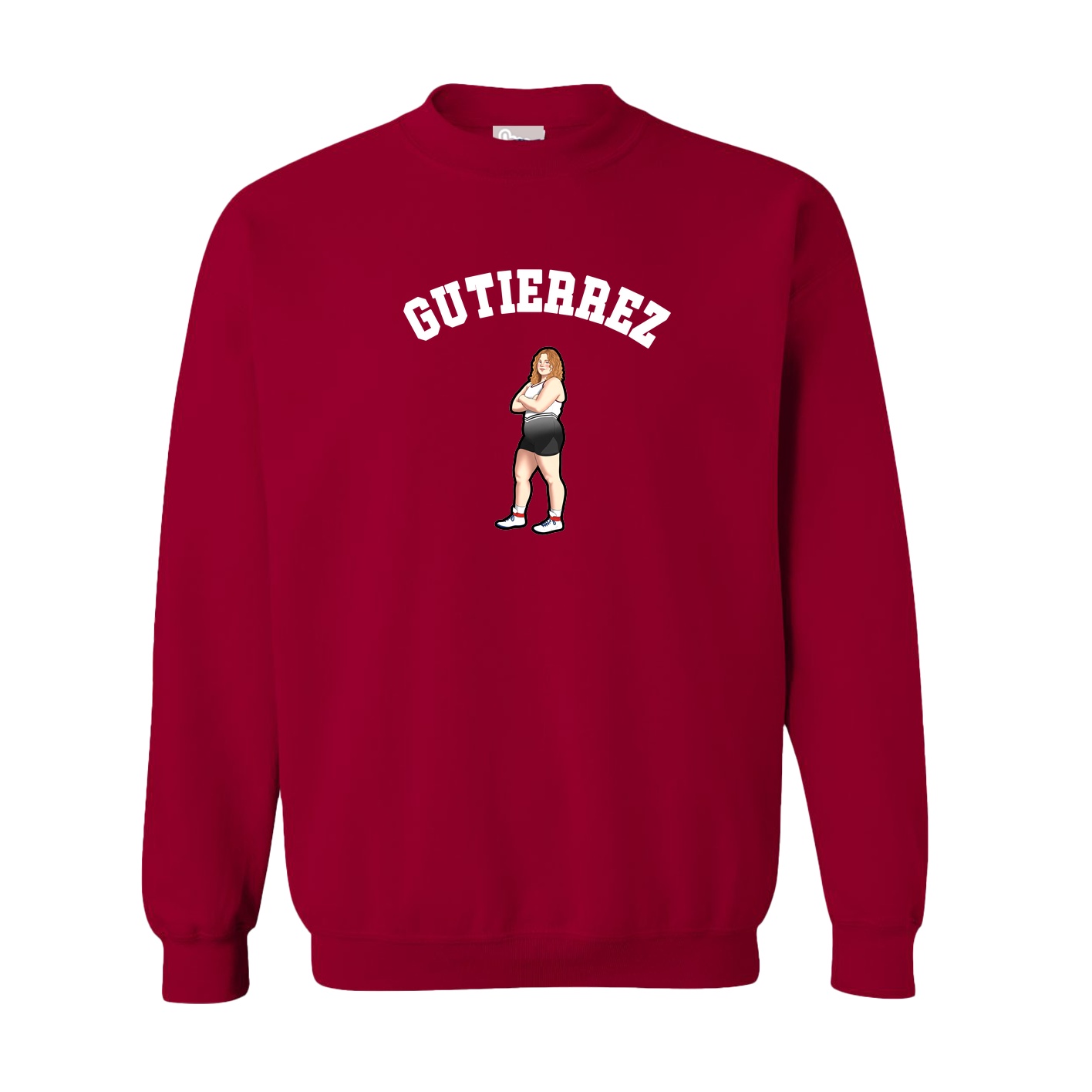 Fleece Crew — Shirsey Arch in Cardinal