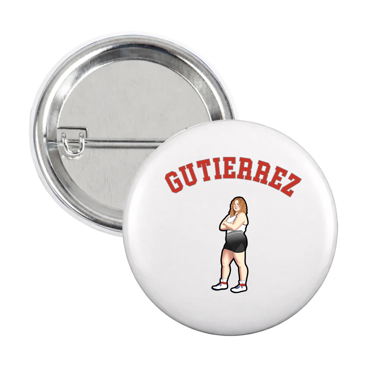 Game Day Button — Shirsey Arch in White