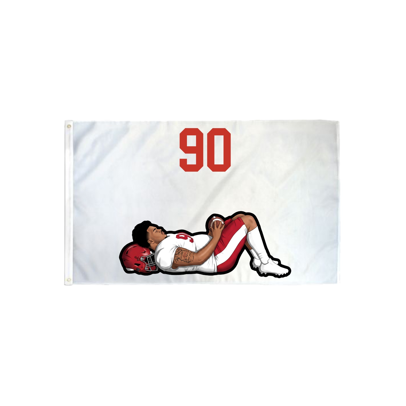 3x5 Flag — Number Top in Classic