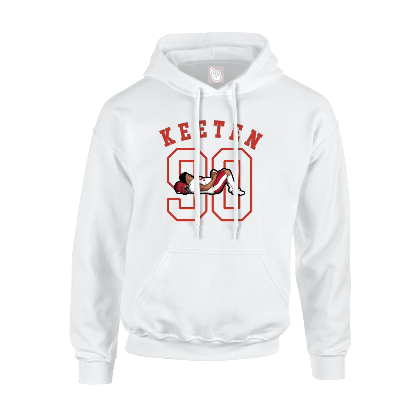 Hoodie — Shirsey Arch in White