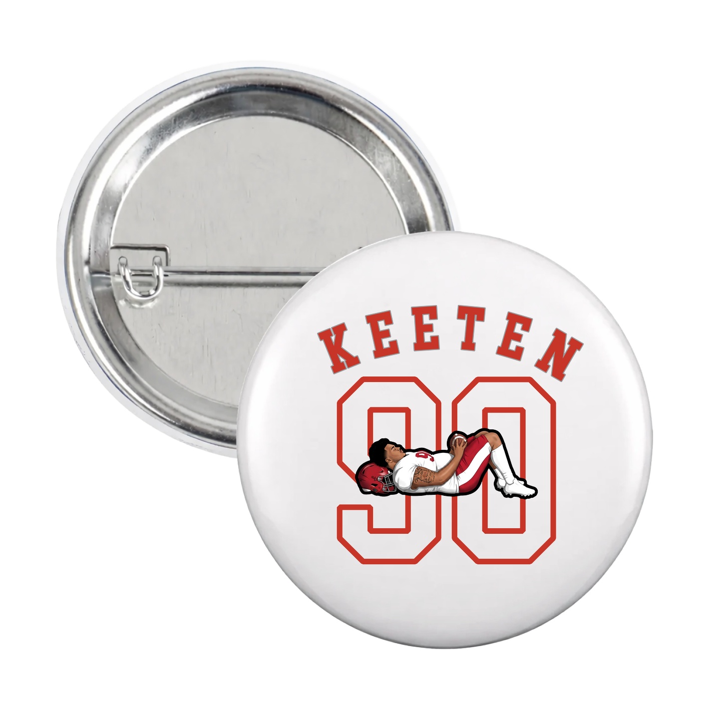 Game Day Button — Shirsey Arch in White