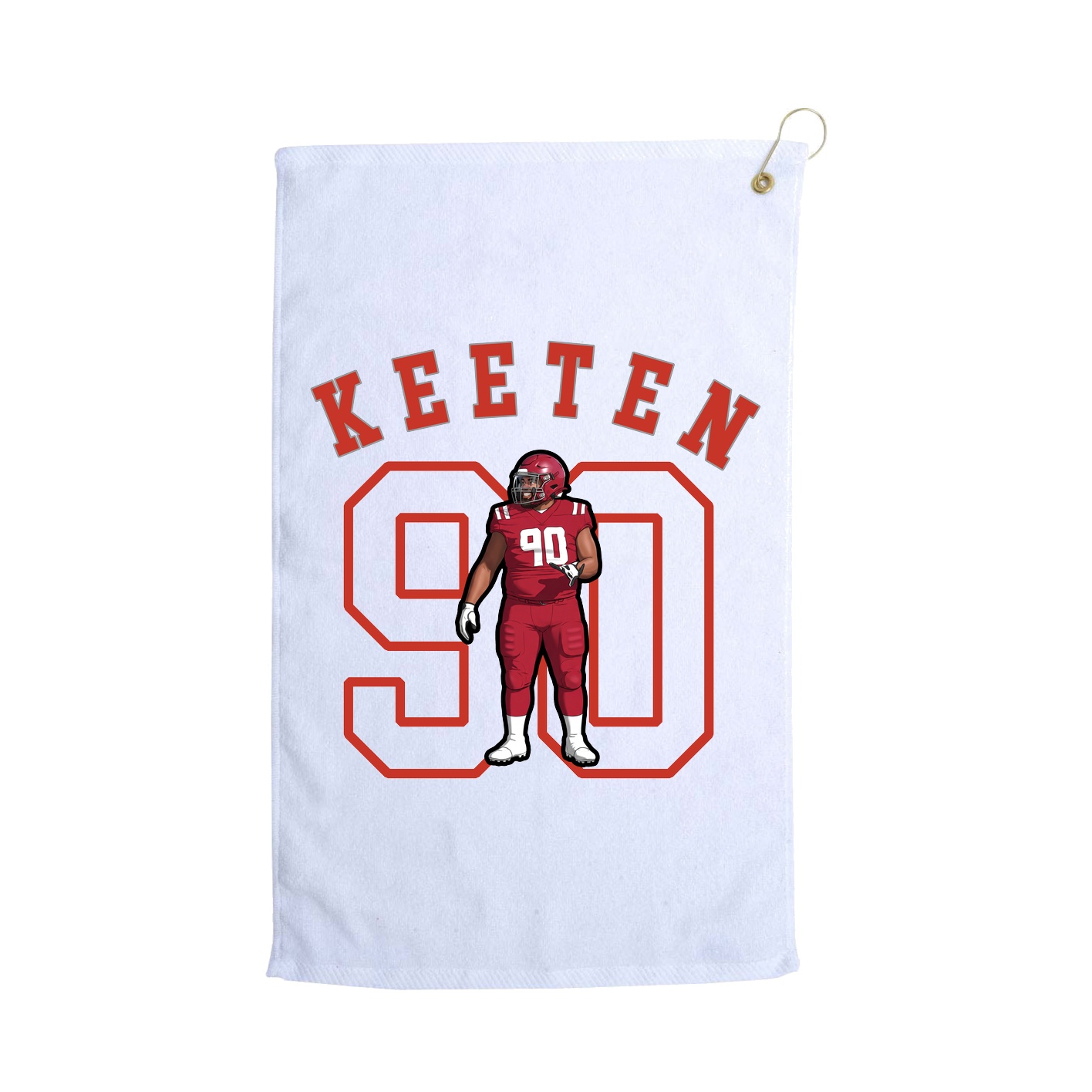 Golf Towel — Shirsey Arch in White