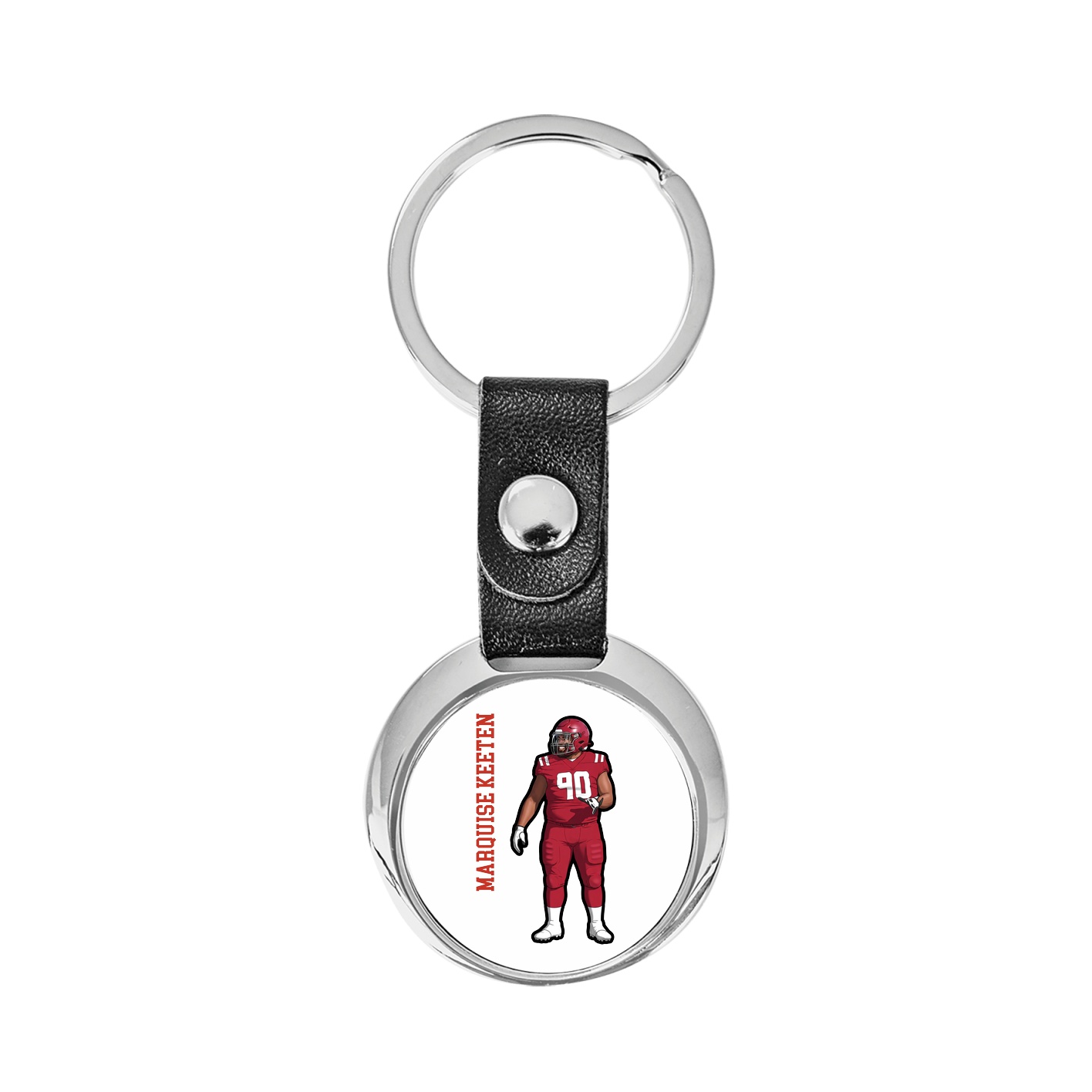 Key Chain — Name Vertical in Classic