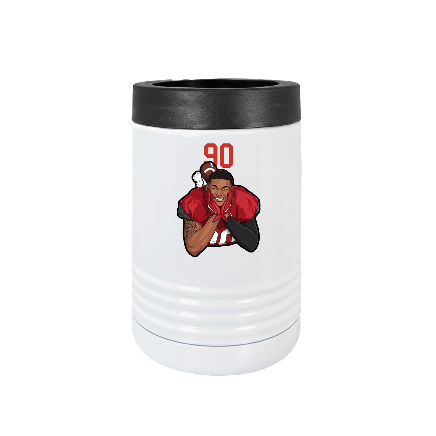 Beverage Holder — Number Top in White