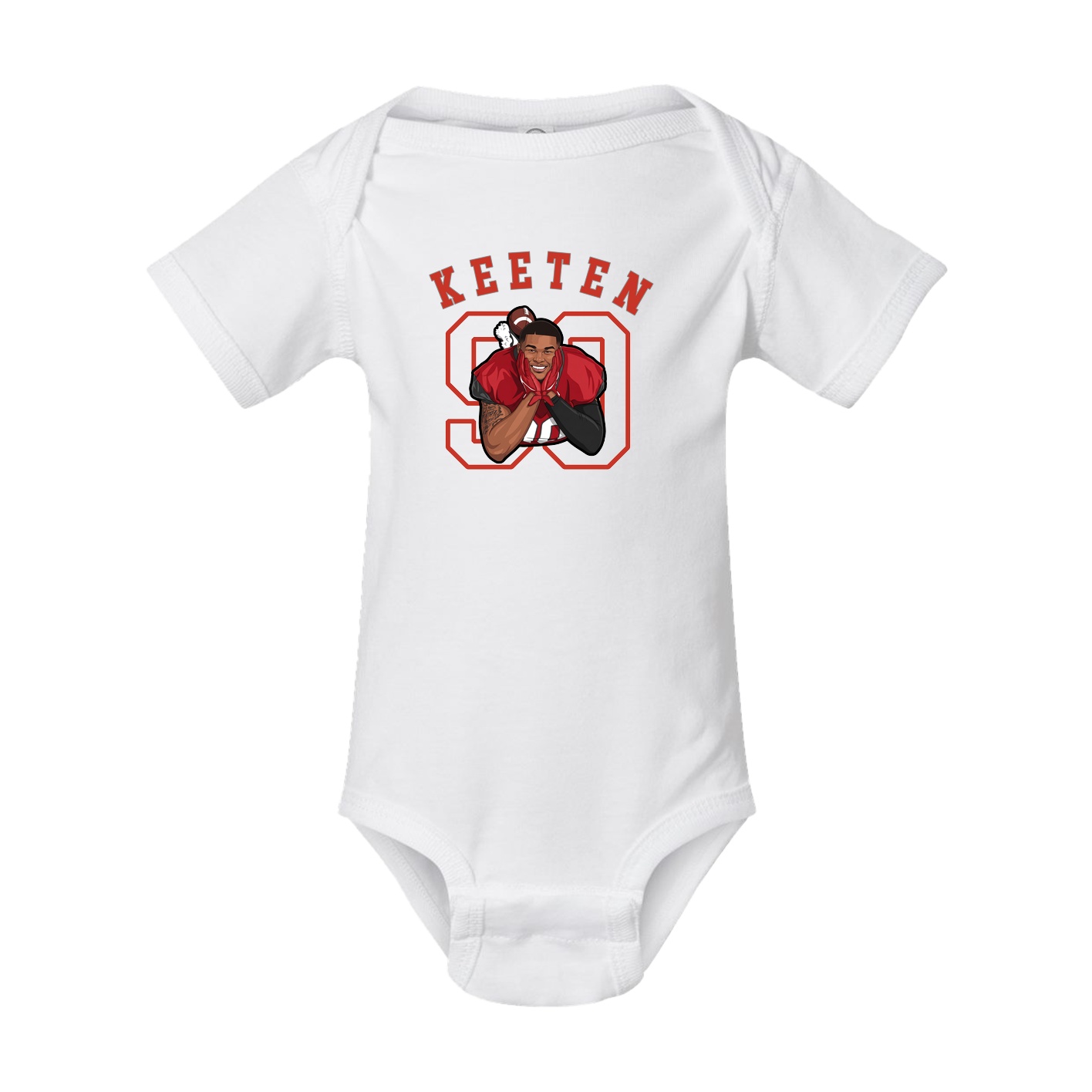 Baby Onesie — Shirsey Arch in White