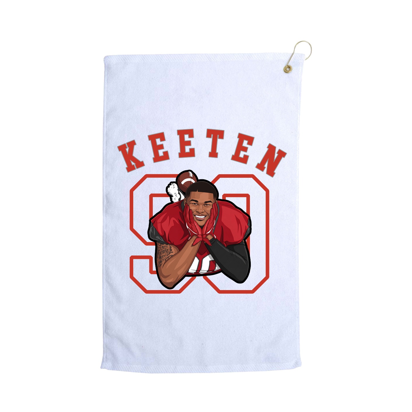 Golf Towel — Shirsey Arch in White