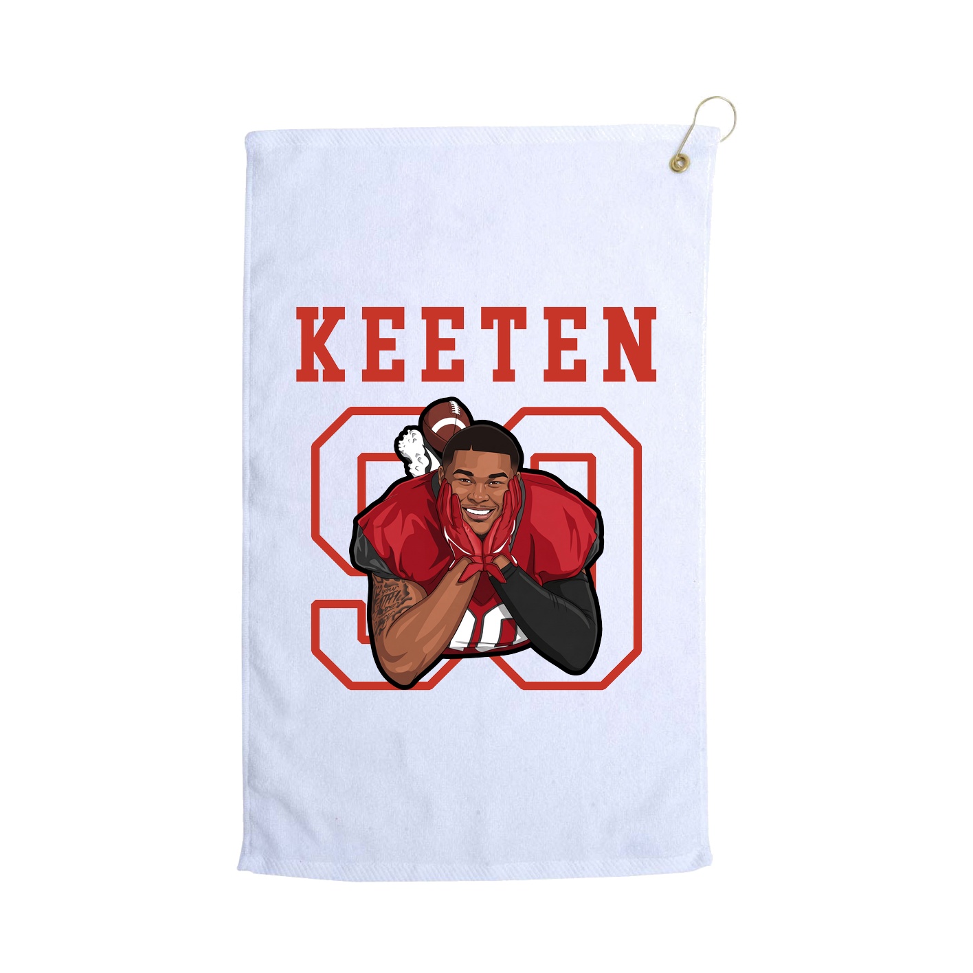 Golf Towel — Shirsey in White