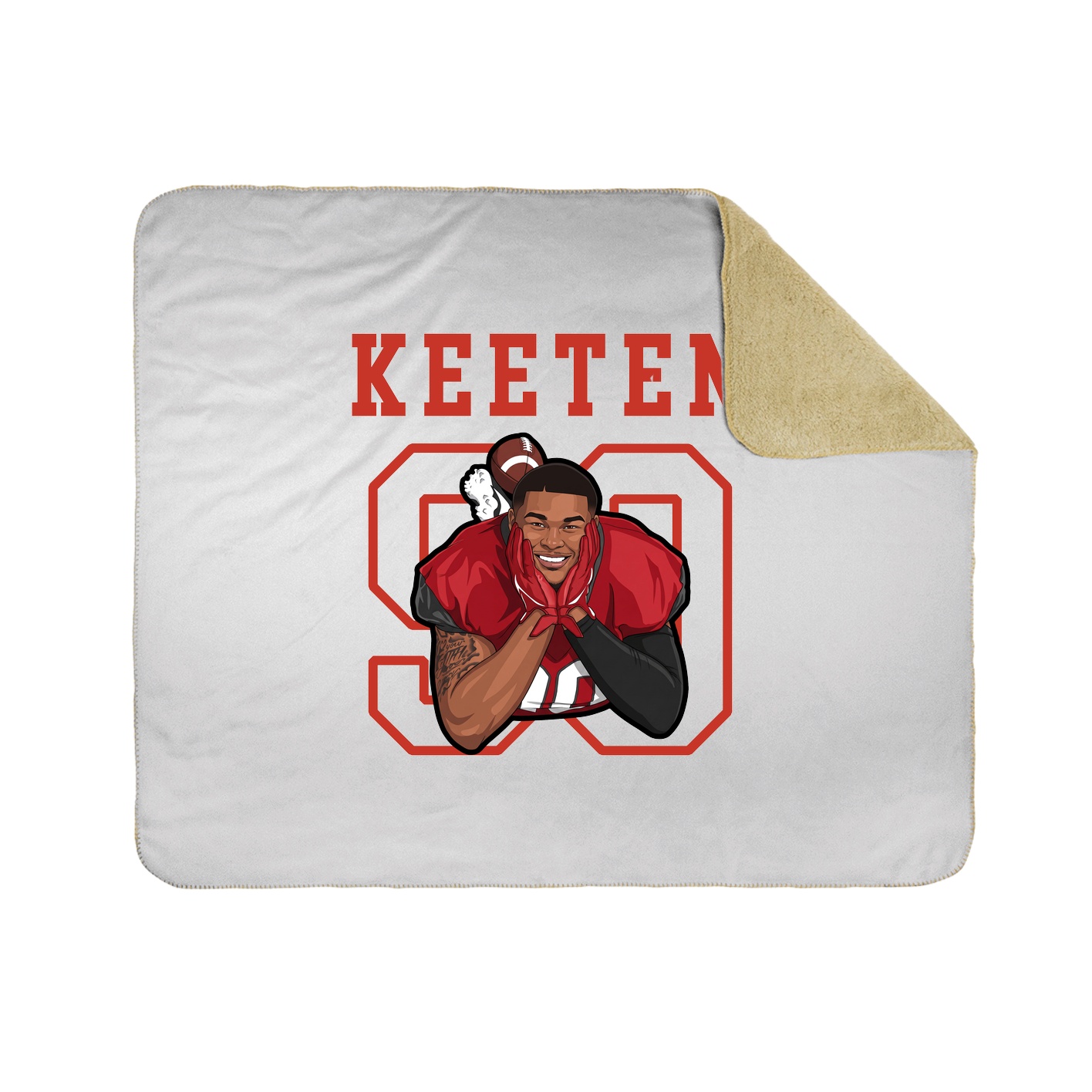 Throw Blanket — Shirsey in White