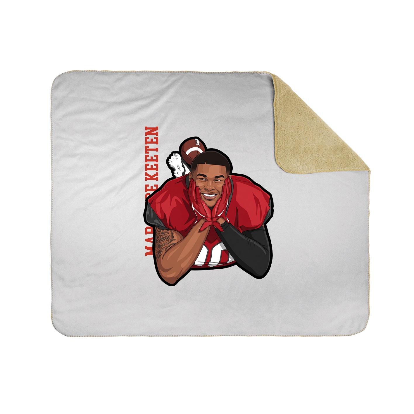 50x60 Sherpa Lined Throw Blanket