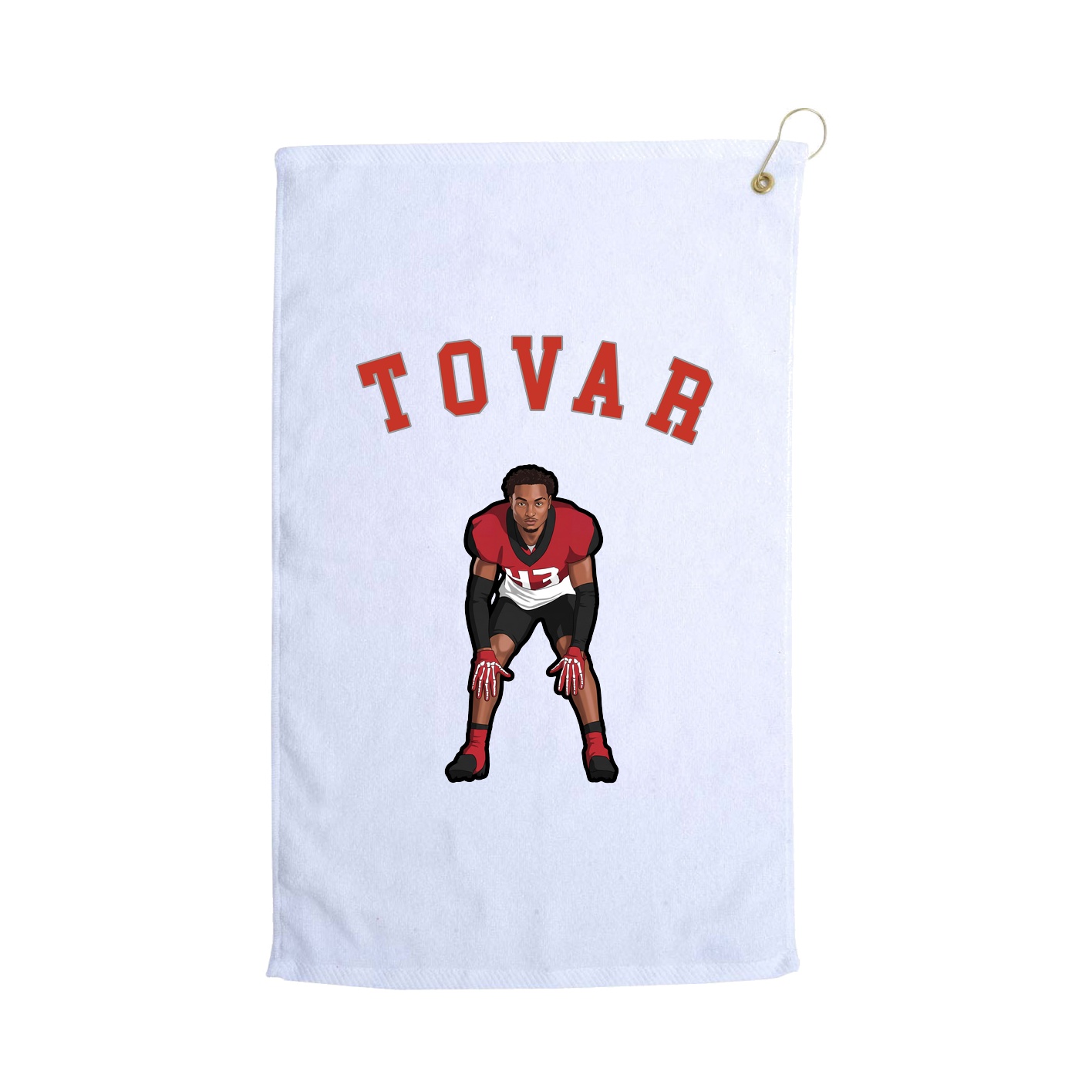 Golf Towel — Shirsey Arch in White