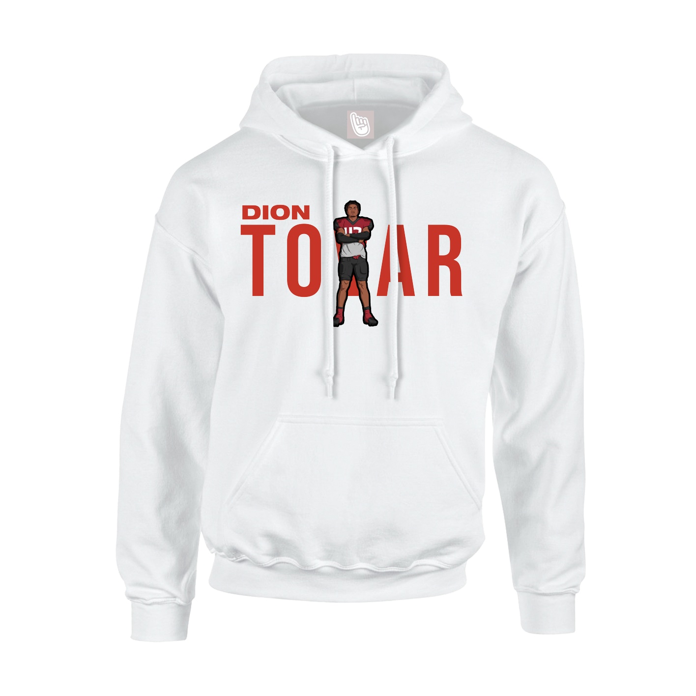 Hoodie — Player Name in White