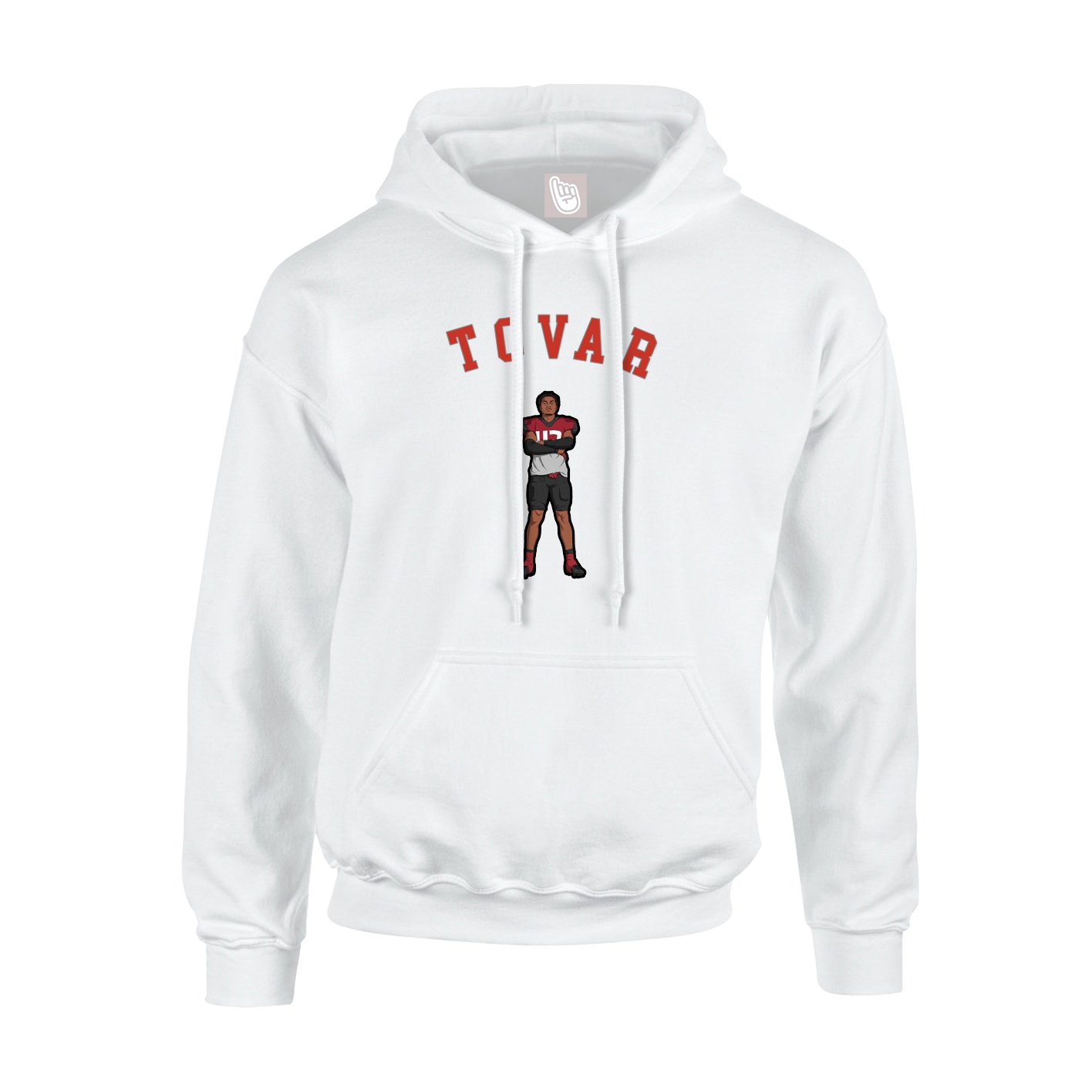 Youth Hoodie — Shirsey Arch in White