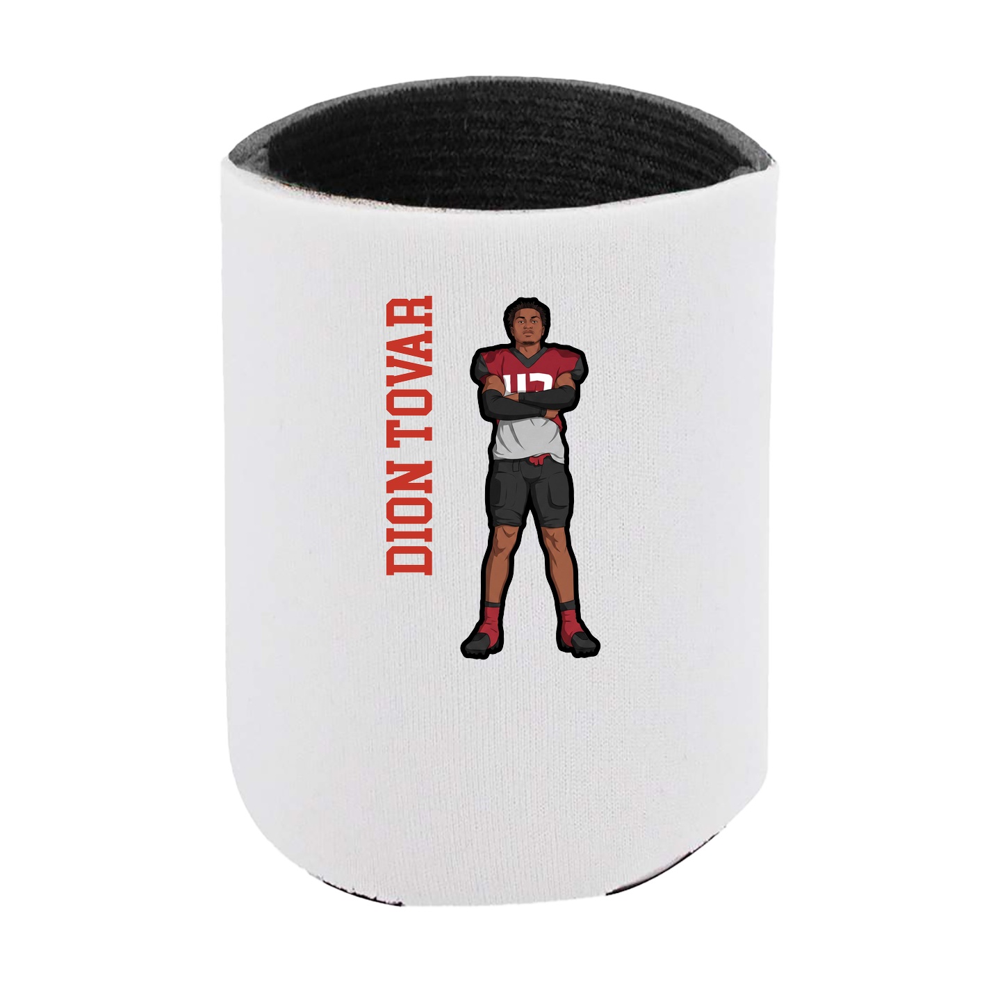 Can Holder — Name Vertical in White