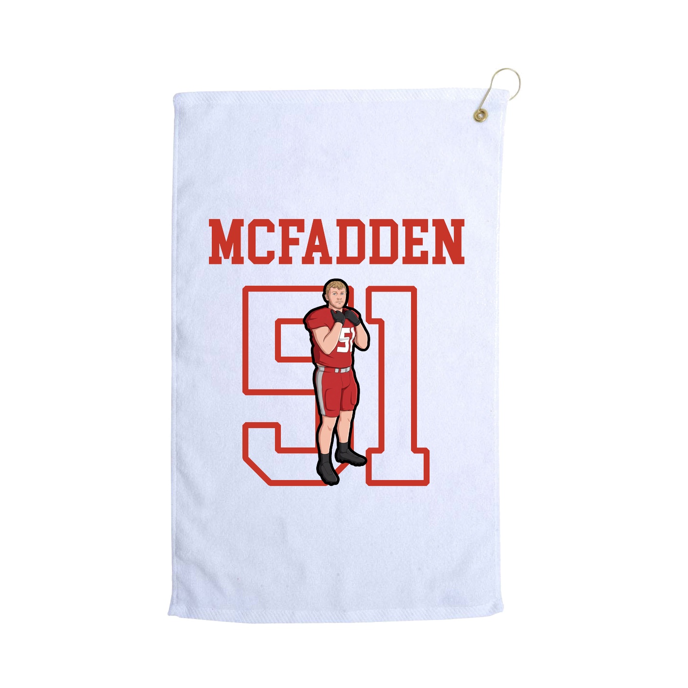 Golf Towel — Shirsey in White