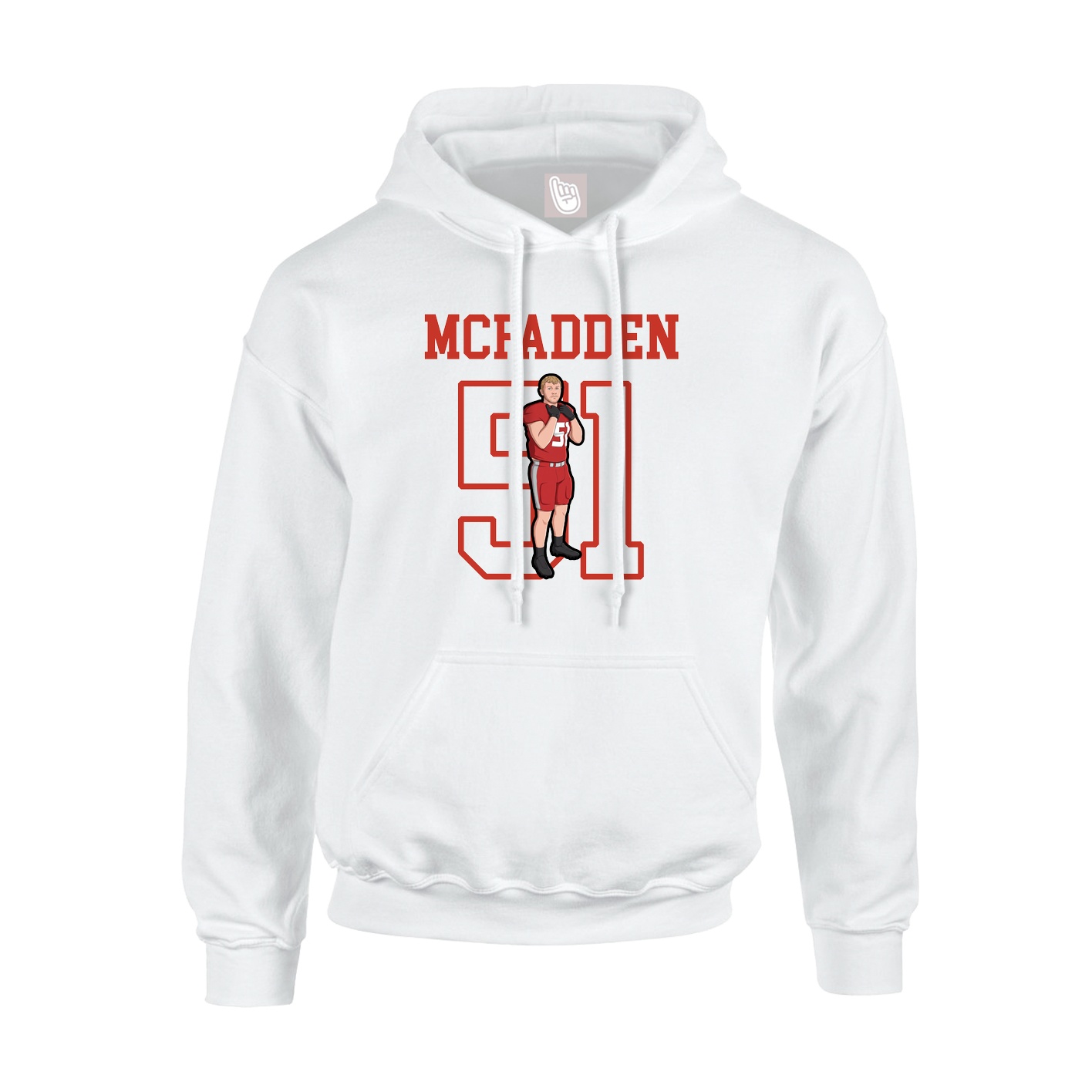 Youth Hoodie — Shirsey in White