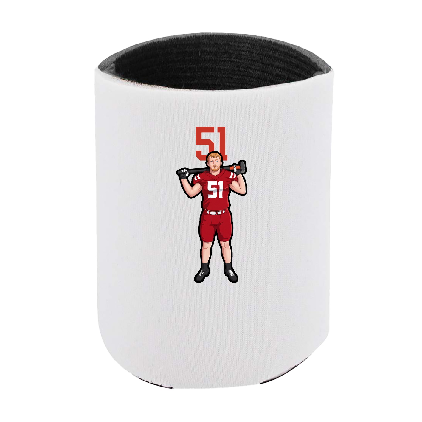 Can Holder — Number Top in White